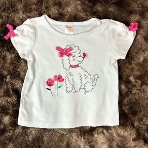 Playful Poppies Collection Puppy Top, Size 12-18M